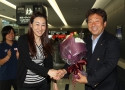 女子チャンピオンズチャレンジⅠ 空港出迎え